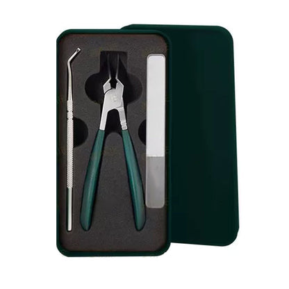 🔥Compre dois e ganhe um grátis Aproveite um desconto de 50% - Conjunto de 3 cortadores de unhas Anti-Splash com lâmina inclinada a 25°
