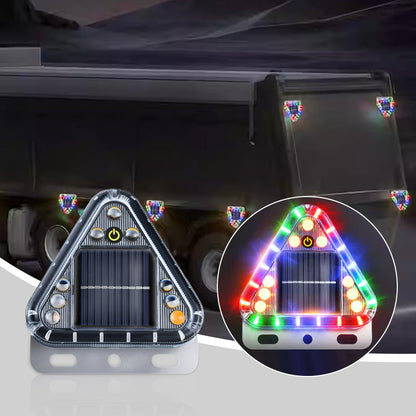 🔥Novidade 2026🔥 Luz de aviso traseira impermeável para camiões, alimentada a energia solar