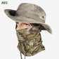 💎 50% DE DESCONTO! 💎 Chapéu de pesca e máscara de pescoço 2 em 1 com camuflagem – Proteção UPF 50+, design destacável e respirável 🌞🎣