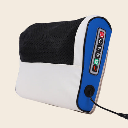 🎊Elimina toda a sua fadiga num instante🎊Almofada de massagem multifuncional com aquecimento e amassamento profundo