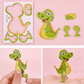 🧩50% DE DESCONTO! ✨ Puzzle educativo 3D com desenhos animados 2026 - 57 peças encaixáveis com personagens coloridas para uma aprendizagem criativa 🎨👧