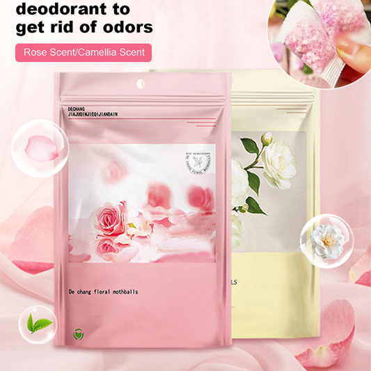 Bolas de cânfora com aroma floral ---🌿 Uma proteção natural para as suas roupas – segura e fresca!