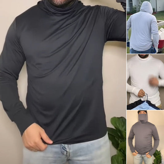 📢📢40% DE DESCONTO!!!⏰ Camisola com capuz leve, de secagem rápida e com proteção UV para homem — Envio gratuito na compra de duas peças
