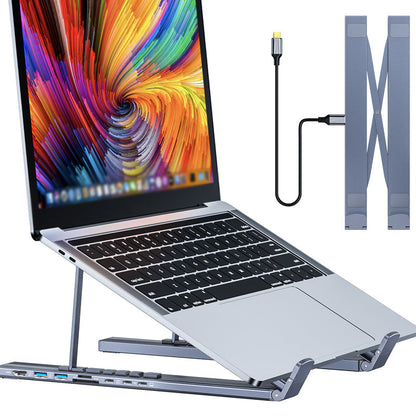 💥Oferta por tempo limitado – Suporte para portátil com estação de ligação USB-C e saída HDMI 4K