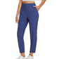 💜ÚLTIMO DIA DE PROMOÇÃO - 50% DE DESCONTO💜Calça feminina de cintura alta com elástico e bolsos com zíper