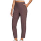 💜ÚLTIMO DIA DE PROMOÇÃO - 50% DE DESCONTO💜Calça feminina de cintura alta com elástico e bolsos com zíper