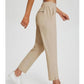 💜ÚLTIMO DIA DE PROMOÇÃO - 50% DE DESCONTO💜Calça feminina de cintura alta com elástico e bolsos com zíper