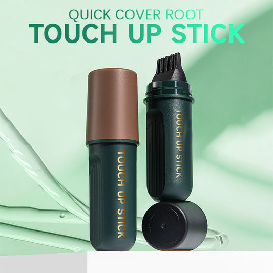 💇‍♀️COMPRE 3 E GANHE 2 GRÁTIS! ✨ Quick Cover Root Touch Up Stick - Aplicação em 10 segundos com fórmula resistente à água para cobertura instantânea dos cabelos grisalhos 🌟🧴
