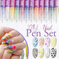 🎁Promoção Imperdível ⏳Conjunto de 12 Canetas para Unhas Coloridas