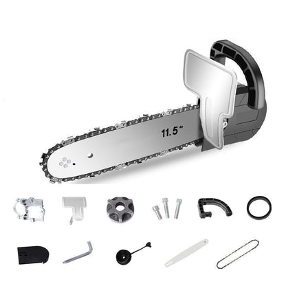 🔥Promoção quente: 50% de desconto🔥Kit de motosserra elétrica adaptada a partir de uma rebarbadora