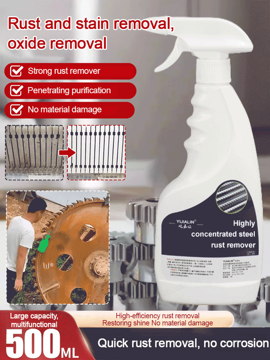 💥 Compre 2 e ganhe 1 grátis🔥 Removedor de ferrugem altamente concentrado para aço e ferro