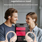 🌐Ki Translation Earbuds – Real-time translation in 134 languages with app🗣️, Bluetooth 6.0, wireless earbuds for music & calls, IPX5 waterproof, long battery life⚡🔋