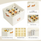 👟 Fabric Shoe Organizer Storage Box – Foldable Design, Large Capacity, Dustproof & Breathable, Space-Saving for Closet & Bedroom 🧺