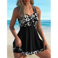 🌸 50% DE DESCONTO AGORA! ☀️ Fatos de banho tankini com estampado floral para mulher e calções curtos – Tecido de secagem rápida, corte confortável e cobertura discreta 🏖️