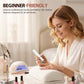 Kit portátil recarregável 6 em 1 para perfuração de unhas