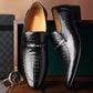 🐊👞 Sapatos de couro confortáveis e luxuosos para homem🔥✨