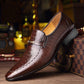 🐊👞 Sapatos de couro confortáveis e luxuosos para homem🔥✨