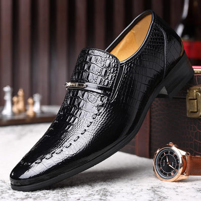 🐊👞 Sapatos de couro confortáveis e luxuosos para homem🔥✨
