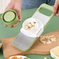 📢 50% DE DESCONTO AGORA! 🔪 Picador de cozinha multifuncional com proteção para as mãos – 3 lâminas, base antiderrapante e corte rápido de vegetais 🥕⚠️📦