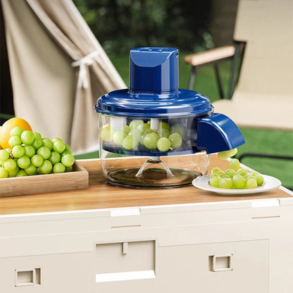 ⏳Descascador Elétrico Transparente para Frutas e Legumes com 50% de desconto por tempo limitado⏰🍇🧄
