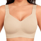 👙Sutiãs Jelly para mulher: sutiã sem costuras, com efeito push-up, sem aros, cobertura total, tamanho grande, confortável, com bom apoio, sutiã desportivo tipo t-shirt