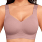👙Sutiãs Jelly para mulher: sutiã sem costuras, com efeito push-up, sem aros, cobertura total, tamanho grande, confortável, com bom apoio, sutiã desportivo tipo t-shirt