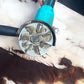 Disco raspador para remoção de pêlos de porco que poupa trabalho
