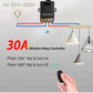 Kit de interruptor e recetor de controlo remoto sem fios, sem necessidade de cablagem