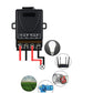 Kit de interruptor e recetor de controlo remoto sem fios, sem necessidade de cablagem