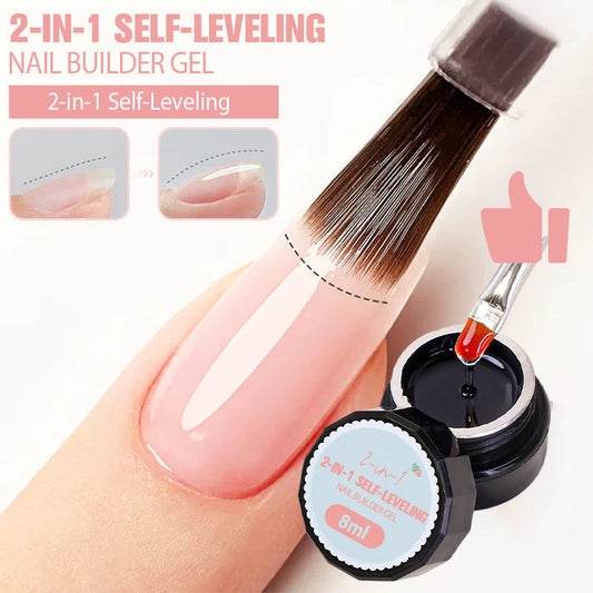 💎 COMPRE 1 E GANHE 1 GRÁTIS! 💎 Gel autonivelante 2 em 1 para unhas – Base + Construtor num só produto, secagem rápida em 15 segundos para unhas com qualidade de salão em casa
