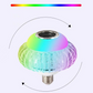 Lâmpada LED RGB com altifalante Bluetooth e comando à distância