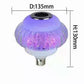 Lâmpada LED RGB com altifalante Bluetooth e comando à distância