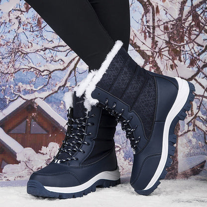 📢 56% de desconto!!!🔥 Botas de inverno impermeáveis e ultraquentes para mulher – elegantes, antiderrapantes e respiráveis! ❄️👢