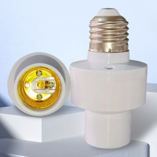 💡 COMPRE 2 E GANHE 1 GRÁTIS! ✨ Soquete com sensor de movimento E27 - Ligação/desligamento automático com deteção de 180° e atraso ajustável de 15s a 10min para economia de energia 🏠🔋