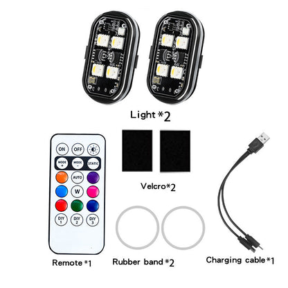 📢📢50% DESCONTO!!⏰⏰Luz de aviso LED portátil para automóvel com comando