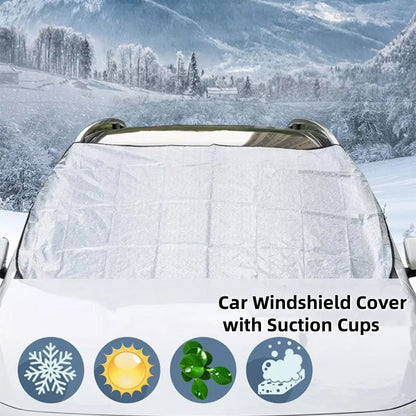 ⏳ Oferta por tempo limitado: 50% de desconto! 🚗 Capa para para-brisas — Proteção contra o sol, geada e neve 🪟