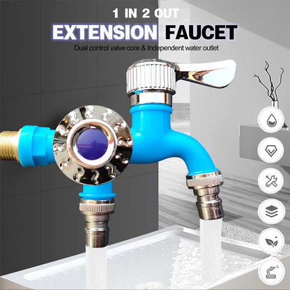 ⏳🔥LIMITED-TIME 50% OFF! ⏰💦 Outdoor Antifreeze Dual Control Faucet – Buy 1 Get 1 Free