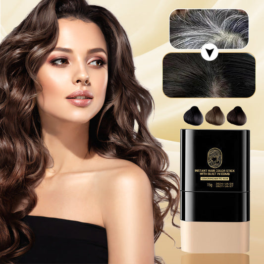 🎉Compre 2 e ganhe 1 grátis🎉Stick de coloração instantânea para cabelos com pente embutido