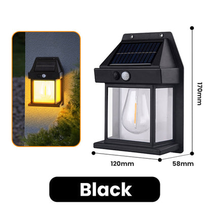 🎁 50% DE DESCONTO! 💡 LUZ SOLAR DE PAREDE - Sensor de movimento e à prova de intempéries, funcionamento automático do anoitecer ao amanhecer, fácil instalação para jardins e caminhos 🌟🛒