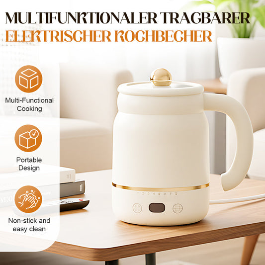🍳 49% DE DESCONTO! ⚡ Caneca elétrica multifuncional – Cozedura portátil, para ovos mexidos e purés ✨