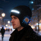 Gorro Bluetooth recarregável com luz