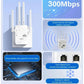 Amplificador de sinal de roteador sem fio de banda dupla de 2,4 GHz e 5 GHz