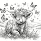 🎅2025 Christmas Sale - 50% OFF🐮Highland Cow Coloring Book