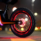 🎄 Oferta de Natal – SEMPRE 50% DESCONTO! ✨ Luzes coloridas para rodas de bicicleta (7 cores + 18 modos de iluminação) – Seguras e super elegantes para pedalar à noite!