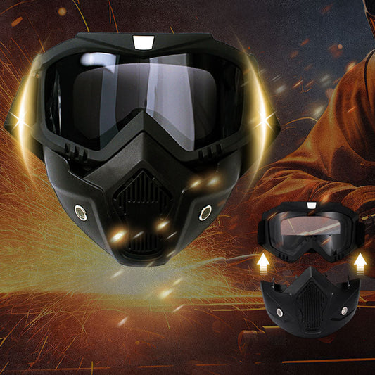 Máscara especial para soldagem e corte (antirreflexo, anti-radiação ultravioleta, antipó)