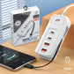 ⚡Novidades de 2026 – Carregador Multifunções Rápido 2PD + 2USB! 🔌📱 66W, Cabo Tipo-C Integrado, Carrega 4 Dispositivos Simultaneamente em Segurança