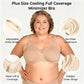🏆 💐Soutien feminino elegante, transparente e com cobertura total, tamanho plus size