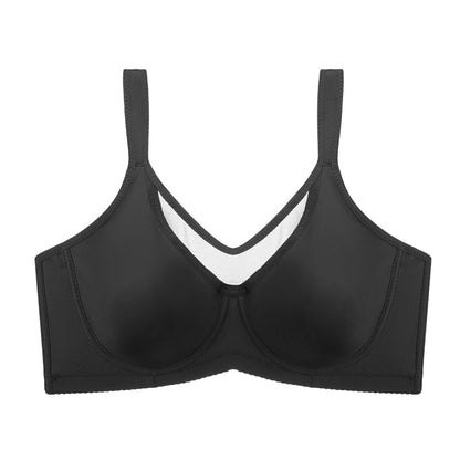 🏆 💐Soutien feminino elegante, transparente e com cobertura total, tamanho plus size