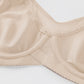 🏆 💐Soutien feminino elegante, transparente e com cobertura total, tamanho plus size