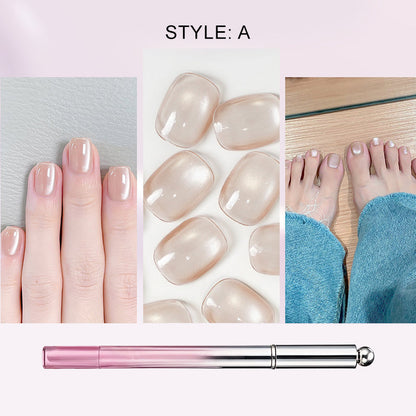 📢📢Compre 1 e ganhe 1 grátis!⏰Caneta de gel para unhas «Cat Eye» tudo-em-um – Obtenha um efeito «cat eye» hipnótico com uma única pincelada! Gel magnético, brilho duradouro, a magia do salão de beleza em casa. 🖤🌌